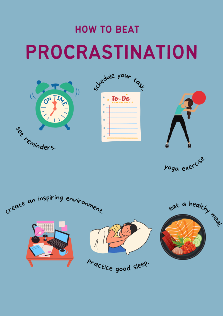 Deal with anxiety procrastination
