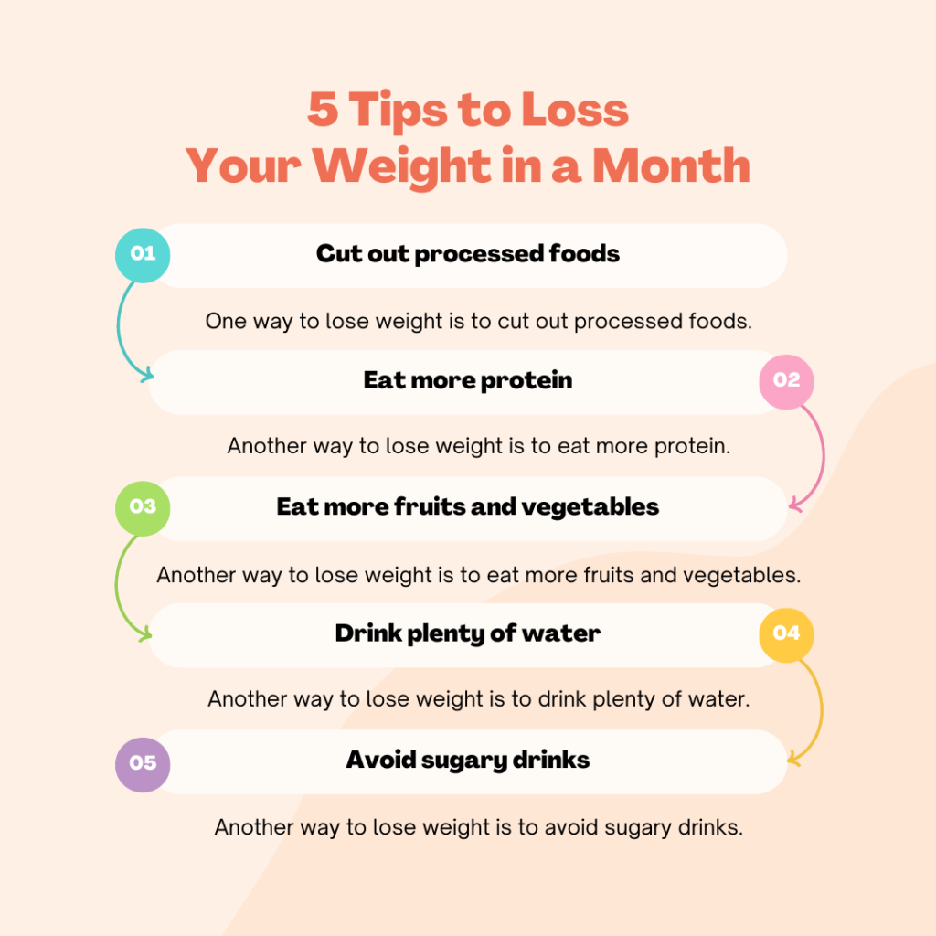 Weight loss success tips 