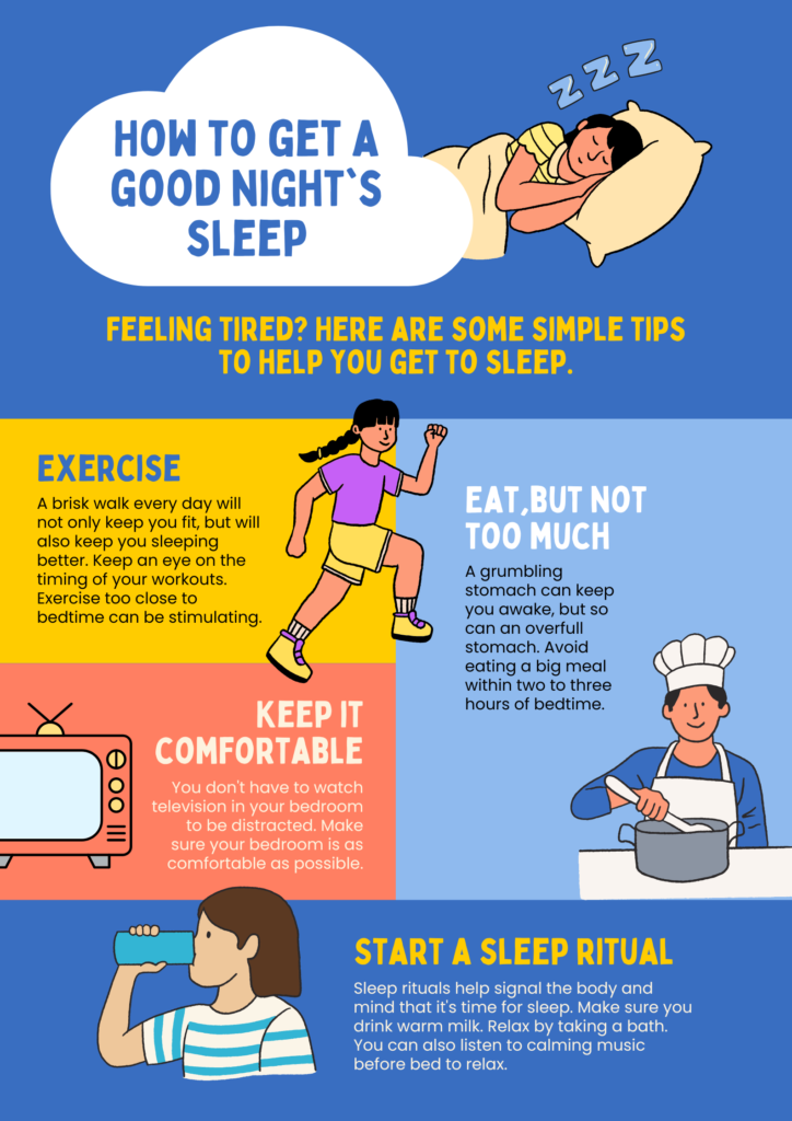 How to have a good sleep. 